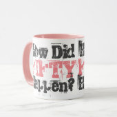 Comment La Cinquante Est-Elle Arrivée ? - Mug à ca (Devant gauche)