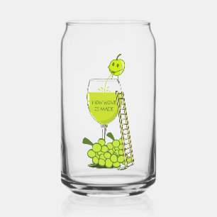 Comment le vin est fait Drôle Illustration Vert