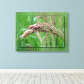 Comment l'herbe pousse la toile Imprimer (Insitu (Plancher de Bois))