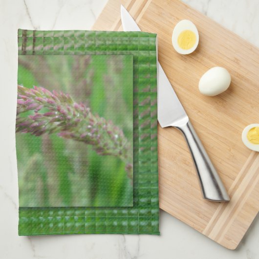 Comment l'herbe pousse serviette de cuisine (Quart Plié)