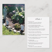 Comment Majestic est votre nom - Carte de prière (Devant / Derrière)