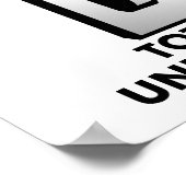 Comment mon cerveau fonctionne drôle Poster (Coin)