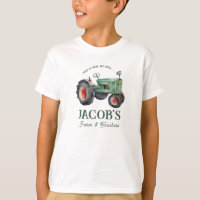 Comment on roule Tractor Boys Anniversaire T-shirt
