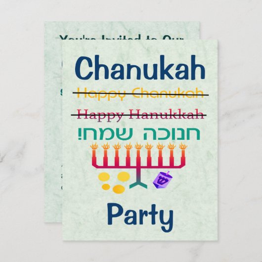 Comment orthographier des invitations de partie de (Devant / Derrière)