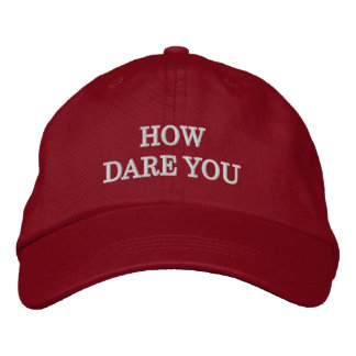 Comment oses-tu rougir Casquette