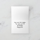 COMMENT POURRIEZ-VOUS ÊTRE **60** CARTE D'HUMOUR D (Intérieur)