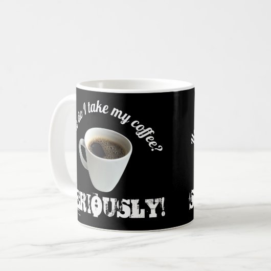 Comment Prends-Je Mon Café ? Mug (Devant gauche)