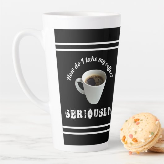 Comment Prends-Je Mon Café ? Tasse latte (En situation)