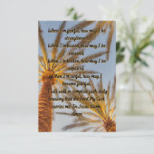 Comment puis-je prier Carte de voeux plate (Debout devant)