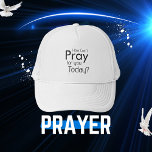 Comment Puis-Je Prier Pour VOUS ? Casquette chréti<br><div class="desc">Comment Puis-Je Prier Pour Vous Aujourd'Hui ? Casquette chrétien inspirant. La typographie noire moderne. C'est une excellente façon de conduire les gens vers le Seigneur. #église #ministère #prière</div>