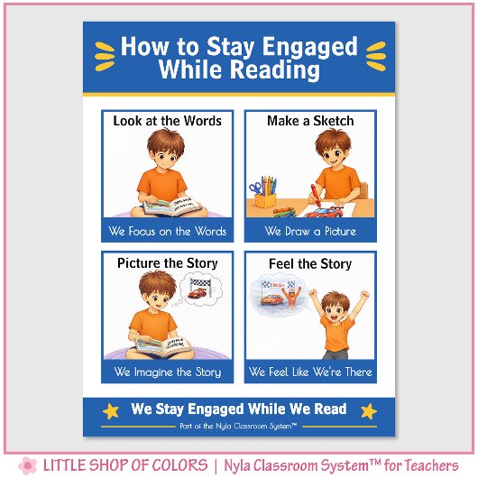 Comment rester engagé lors de la lecture - Tableau