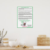 Comment retirer une affiche éducative (Cuisine)