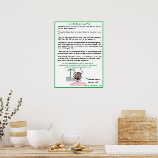 Comment retirer une affiche éducative (Cuisine)