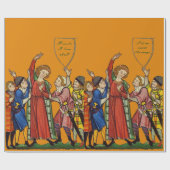 Comment t'aime-t-on ? papier cadeau (Plat)