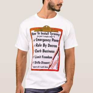 Comment - Tyrannie (lumière) T-shirt