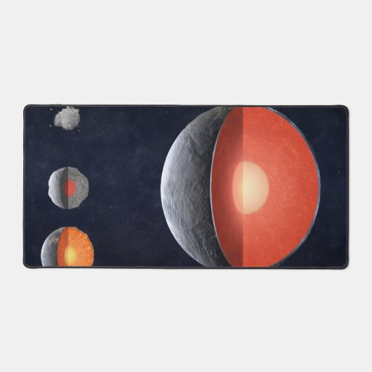 Comment Une Planète Rocheuse Se Forme. (Recto)