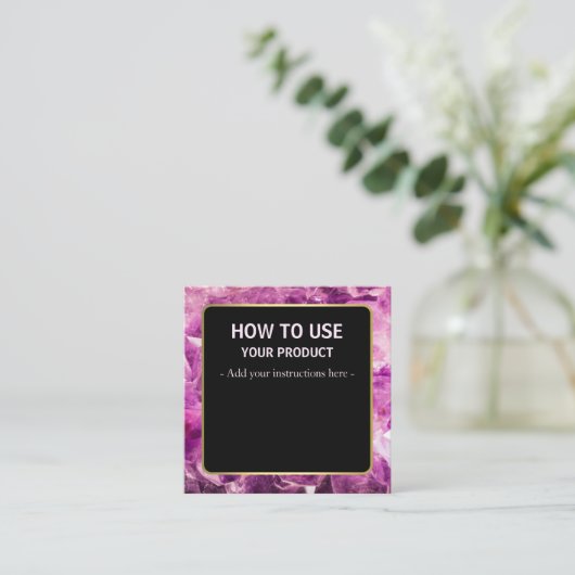 Comment utiliser les cartes d'instruction en crist (Debout devant)