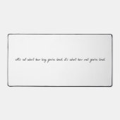 Comment vous avez bien vécu au Mat de bureau (Recto)