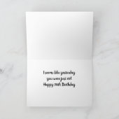 COMMENT "VOUS" PEUT ÊTRE "70" CARTE D'ANNIVERSAIRE (Intérieur)