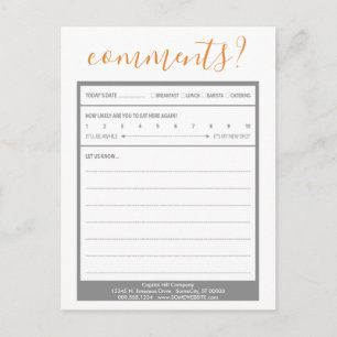 commentaar op mailinglijst briefkaart