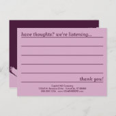 commentaire carte postale : style emo (Devant / Derrière)