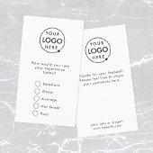 Commentaires | Carte de sondage minimaliste modern