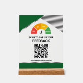 Commentaires client QR Code sans contact Vert (Recto)