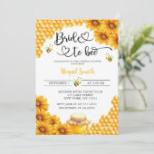 COMMERCE À BEE BRIDAL SHOWOWER Invitation (Debout devant)