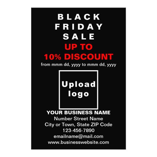 Commerce Black Vendredi Vente sur papier photo noi (Devant)