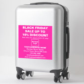 Commerce Black Vendredi Vente sur Sticker en Vinyl (Sur valise)