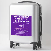 Commerce Black Vendredi Vente sur Sticker en Vinyl (Sur valise)