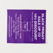 Commerce Black Vendredi Vente sur Tapisserie viole (Devant (Horizontal))