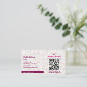 Commerce de gâteaux sucrés | Élégant Carte de visi (Debout devant)