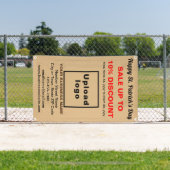 Commerce Saint Patrick Vente sur une bannière Brow (Insitu)