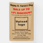 Commerce Saint Patrick Vente sur une bannière Brow (Verticale)