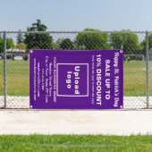 Commerce Saint Patrick Vente sur une bannière viol (Insitu)