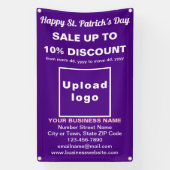 Commerce Saint Patrick Vente sur une bannière viol (Verticale)