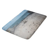 Commerce Square van bovenaf in Lissabon, Portugal Badmat (Gekanteld)