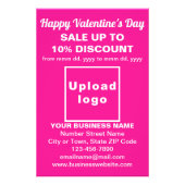 Commerce Valentine Vente sur papier photo rose (Devant)