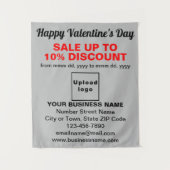Commerce Valentine Vente sur Tapisserie gris (Devant)