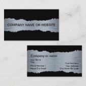 Commercieel of industrieel ontwerp visitekaartje (Voorkant / Achterkant)