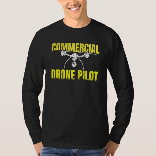 Commerciële Drone-modeldoping T-shirt (Voorkant)