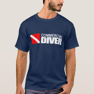 Commerciële duiker t-shirt