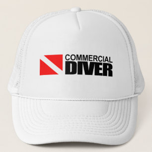 Commerciële duiker trucker pet
