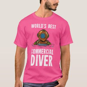 Commerciële duikvlucht t-shirt