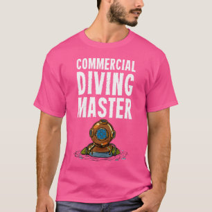 Commerciële duikvlucht t-shirt