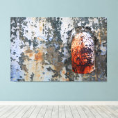 Commerciële kunstwerken voor waterafvoer in stedel canvas afdruk (Insitu (Houten vloer))