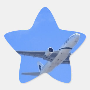 Commerciële luchtvaartmaatschappij ster sticker