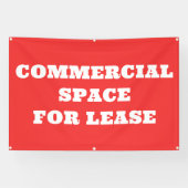 Commerciële ruimte voor Lease Banner (Horizontaal)