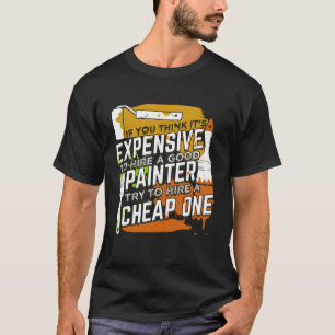 Commerciële schildercode t-shirt